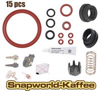 Guarnizione Anelli O per Saeco Philips + Grasso-Silicone Gruppo Serbatoio Acqua