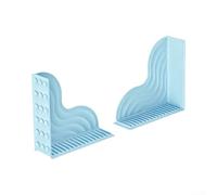 Guarnizione angolare in silicone per paraschizzi, confezione da 2 pezzi | Blocca gli schizzi della doccia, si adatta agli spazi ad angolo retto, in silicone, lunghezza 25 cm, opzioni grigie blu verdi