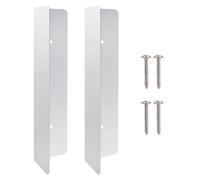 Guarnizione angolare per porta del garage, 2 pezzi, tappo per riempitivo angolare, blocco del mouse per porta del garage, per telaio della casa a prova di serpente, pavimento, stanza, esterno