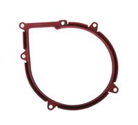 Guarnizione Anteriore aspiratore estrattore fumi di stufe a Pellet a 6 Fori in Gomma siliconica di Colore Rosso 14808000