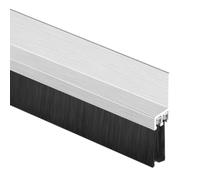 Guarnizione antipolvere for paraspifferi in striscia for porta di macchine utensili in alluminio, argento, dimensioni multiple