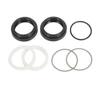 Guarnizione antipolvere per forcella anteriore per mountain bike, kit di guarnizioni antipolvere per forcella della bicicletta, in gomma e lega di alluminio, 30-40 mm, adatto per Fox Rockshox, adatto