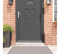 Guarnizione autoadesiva a spazzola per porta, set da 6 pezzi, colore argento, 100 cm, paraspifferi per interni, fonoassorbente e resistente alle intemperie