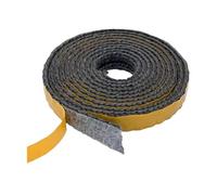 Guarnizione autoadesiva per camino, 2 mm x 15 mm x 2 m, resistente al calore fino a 550 gradi Celsius, nastro di collegamento autoadesivo, per stufe a legna