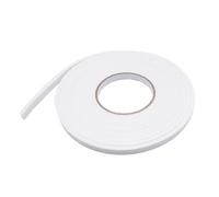 Guarnizione Autoadesiva per Finestre e Porte, Striscia Sigillante 4,5M in Schiuma di Alta Densità, Paraspifferi Isolante per Antivento, Anti Rumore e Insetti, Bianco (1CM)