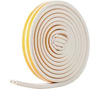 Guarnizione autoadesiva per porte, finestre, nastro sigillante per finestre, autoadesiva, anti-collisione, nastro per composta, colore bianco, in gomma, per porte e finestre, 8 m