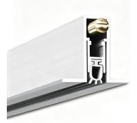 Guarnizione Automatica a Ghigliottina per Porta a Incasso 76 82 97 120 cm | Para-Spifferi Sotto-Porta in Lega di Alluminio con Guarnizione in Silicone, Insonorizzazione e Isolamento(42"/107cm)