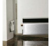 Guarnizione Automatica per Porta Guarnizione Automatica Sottoporta In Alluminio per Luce di 15 mm, Profilo a Discesa per Montaggio In Superficie, Paraspifferi e Isolante Acustico Sottoporta