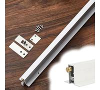 Guarnizione Automatica per Porta Guarnizione Sottoporta Automatica Discesa | Guarnizione Inferiore Regolabile a Incasso per Porte, Striscia Paraspolvere per Fessure Sotto Porte in Legno, Vetro o Metallo