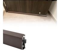 Guarnizione Automatica per Porta Sottoporta Automatico in Alluminio | Guarnizione Sottoporta a Discesa Automatica, Blocca il Rumore, Non Richiede Fresatura, Installazione Senza Attrezzi
