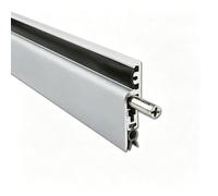 Guarnizione Automatica Sottoporta 80cm, Paraspifferi in Alluminio | Guarnizione per porta a ribalta autoregolante per insonorizzazione, isolamento e protezione dalle correnti