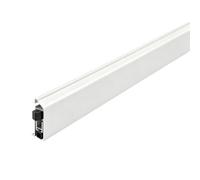 Guarnizione Bianca Automatica Alluminio Per Porte Interne | Nessuna Scanalatura Necessaria, Apertura A Destra E A Sinistra, Apertura Porta Autoadesiva(1pcs-R open,L 63"/160cm)