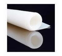 Guarnizione bianca in foglio di gomma siliconica traslucida, for accessori semi trasparenti for pannelli sottili da giardino domestico(50x50x6mm)