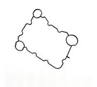 Guarnizione coperchio bilanciere compatibile con A4 A5 A6 A7 A8 Q5 Q7 OE: 06E103517 Guarnizione coperchio valvola separatore olio guarnizione guarnizione coperchio testa cilindro