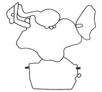 Guarnizione, coperchio del carter motore Carter motore ELRING 122.472