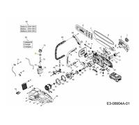 GUARNIZIONE, COPERCHIO DEL CARTER 721-04752 ORIGINALE MTD