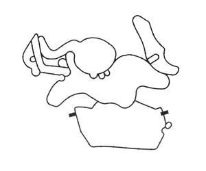 Guarnizione, coperchio del carter motore Carter motore ELRING 122.472