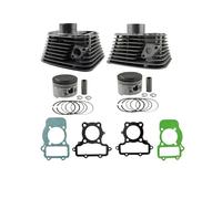 Guarnizione coperchio frizione Kit Fasce Elastiche Pistoni Blocco Cilindri Anteriore Posteriore Parti Motore Per Moto 49 Mm Guarnizione Testata Cilindro Per Y&amaha XV250
