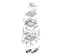 Guarnizione coperchio punterie inferiore gomma 91-03 xl sportster Cometic