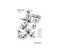 GUARNIZIONE COPERCHIO VALVOLA 791-182099 ORIGINALE MTD