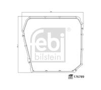 FEBI BILSTEIN 176789 Guarnizione, Coppa olio-Cambio automatico