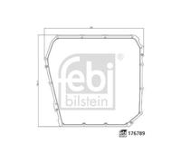 FEBI BILSTEIN 176789 Guarnizione, Coppa olio-Cambio automatico
