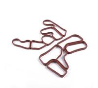 Guarnizione Coppa Olio 2721840280/080 Guarnizione radiatore olio per alloggiamento filtro olio + scatola distribuzione adatta per MERCEDES BENZ GL550 C300 CL550 272 184 00 80