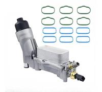 Guarnizione Coppa Olio 68105583AF Adattatore per filtro olio in alluminio, radiatore olio adatto per Chrysler Dodge Jeep Ram Cherokee 5184294AE