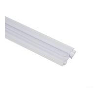 Guarnizione deflettore dell'acqua per porte della doccia, facile da montare, lunghezza personalizzabile (14 mm), 2 pezzi da 50 cm