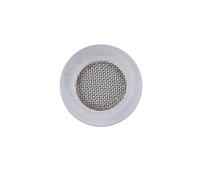 Guarnizione del filtro del soffione della doccia, Rondelle in gomma con filtro a rete da 60 maglie, 1/2 e 3/4 pollici, nere, confezione da 10(60 mesh)