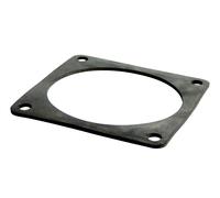 Guarnizione della flangia in gomma per un massimo di 8''. per flangia a 4 fori; schema dei fori 180x180 mm