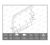 Guarnizione della ganascia del freno BERAL KBL19908.0-1647