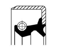 Guarnizione dell'albero, differenziale CORTECO 01027787B MAN M90 6.596 1988-199