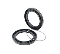 Guarnizione dell'albero paraolio, Guarnizione a doppio labbro NBR da 2 pezzi for albero rotante, anelli di tenuta 'olio scheletrati TC/FB/TG4, ID 8-19 mm, guarnizione del paraolio(13x20x4mm)