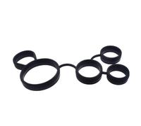 Guarnizione dell'olio per auto Kit guarnizione radiatore olio e alloggiamento filtro olio per Audi TT Quattro VW Beetle(Filter Housing Sea)