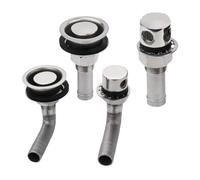 Guarnizione di montaggio a filo for sfiato serbatoio carburante GAS M16, dritta, stretta, curva, in acciaio inox 316(46mm with cap)