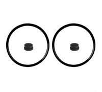 Guarnizione di ricambio per pentola a pressione 09936, guarnizione in silicone per inscatolamento, guarnizione in gomma, guarnizione ad alta resistenza, adatta a 6 litri e 4 quarti (2 confezioni)