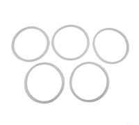 Guarnizione di ricambio per pentola a pressione in silicone, compatibile con fornelli in lega di alluminio, guarnizione trasparente (A 18 cm)