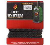 GUARNIZIONE DI RICAMBIO piatta 10mm PER SPORTELLI STUFE FORNI IN FIBRA DI VETRO 2.5MT