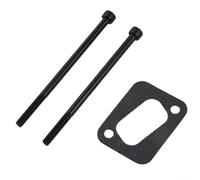 Guarnizione di scarico di ricambio con bulloni per 340 345 346 346XP 350 351 353 Kit di ricostruzione del silenziatore della motosega materiale metallico utilizzato