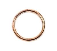 Guarnizione di scarico for moto in rame - 38,5 x 46,5 x 4 mm adatta for modelli Ka-was EN450 EN500 ER500 Twister - Ricambio(1pc)