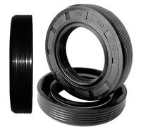 guarnizione di scheletro della guarnizione del par 5 pezzi NBR Scheletro Paraolio TG4 Gomma Nitrile 3 Labbro Guarnizione di Tenuta Albero Radiale ID 25mm Olio in(25 52 7 mm)