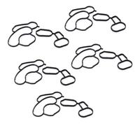 Guarnizione di tenuta 5 set 11427508970 11427508971 adatti per BMW E81 E87 E46 E90 E60 E83 N45 N43 N42 N46 Guarnizione alloggiamento filtro olio