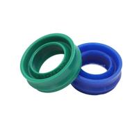 Guarnizione di tenuta dell'albero del pistone del cilindro pneumatico antipolvere antipolvere blu verde UE 12-63mm Guarnizione di tenuta dell'olio(Blue,8Pieces 14x24x10.7)