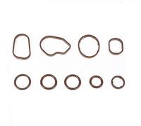 Guarnizione di tenuta Guarnizione del filtro dell'olio, guarnizione del radiatore dell'olio FKM A6511801310 A6511800665 68091825aa adatta per Mercedes Benz 651 Sprinter