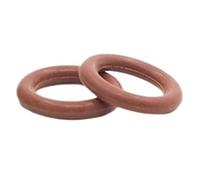 Guarnizione di tenuta in gomma al fluoro marrone, spessore 2/2,5 mm, 10-50 pezzi, rondella in gomma elastica(OD18xCS2.5-30pcs)