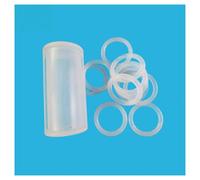 Guarnizione di tenuta in silicone for uso alimentare, tubo del manicotto della valvola + 10 pezzi di O-ring - Parti di ricambio universali for macchine for gelato soft
