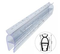 Guarnizione doccia 4-7 mm per porta doccia - profilo doccia idrorepellente...