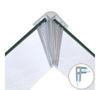 Guarnizione doccia 4-7 mm per porta doccia - profilo doccia idrorepellente...