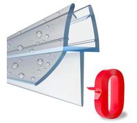 Guarnizione doccia in PVC trasparente 1M per vetri 6-8mm, set da 2 unità | Guarnizione box doccia durevole e anti-perdite per bagno moderno | Guarnizione porta doccia facile da installare - Modello Y.